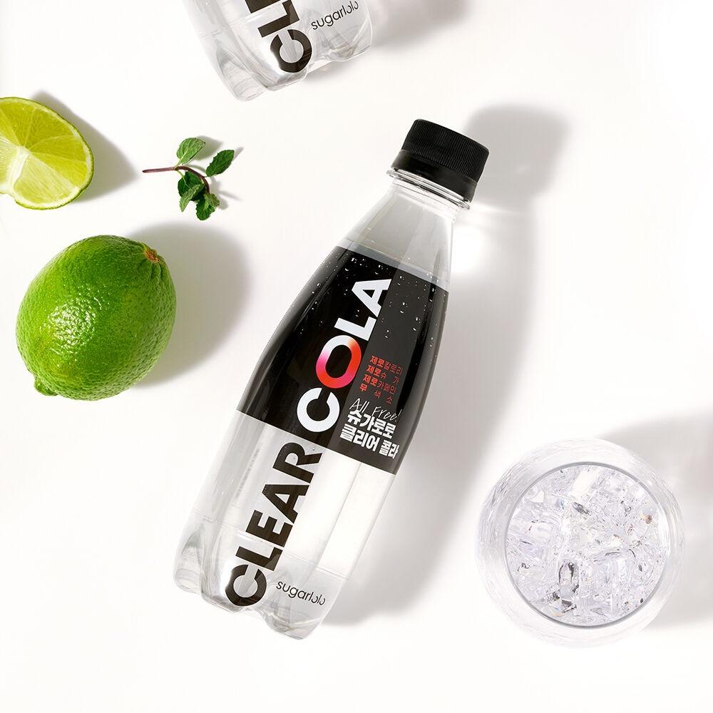 0kcal 무색소 콜라 슈가로로 클리어 콜라 24병(350ml)