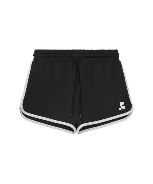 COLORATION SWIM SHORTS - BLACK