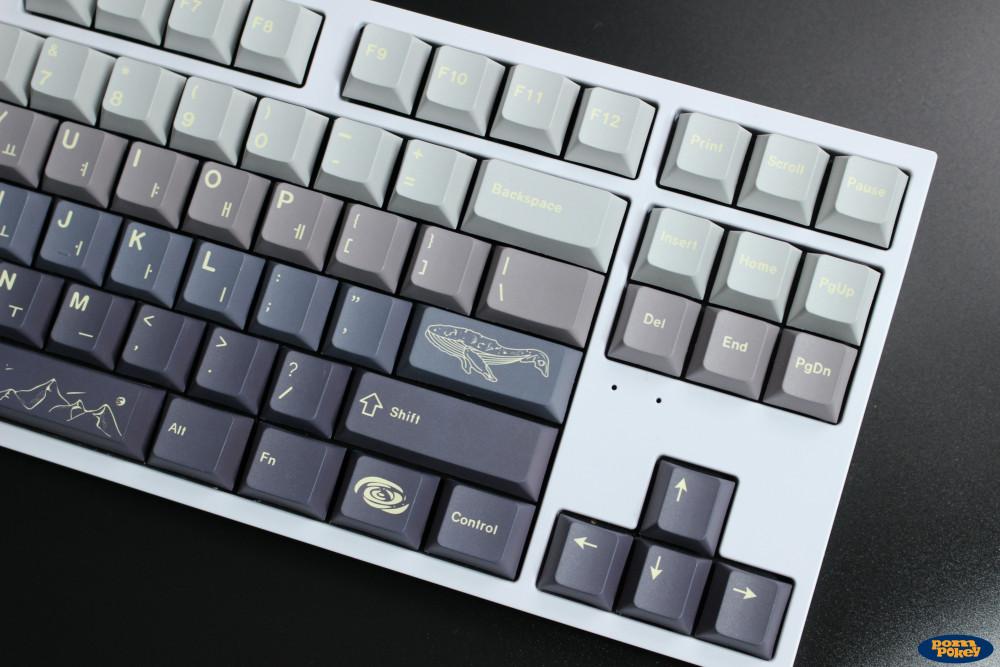 폼포키 밤고래 키캡 PBT 체리 염료승화 136키 한글각인 한무무 키크론 레오폴드