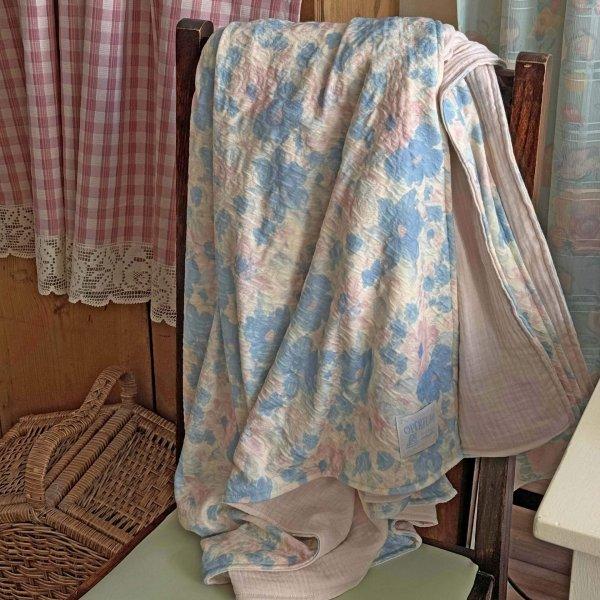 bluebell peach blanket