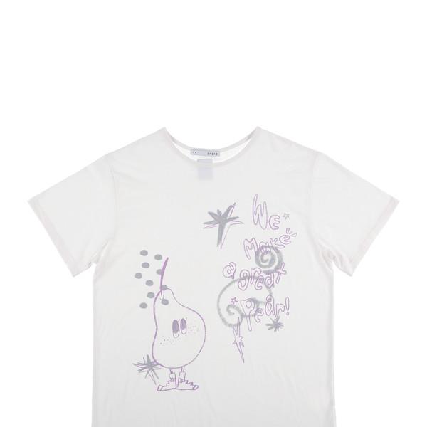 [6월 2일 출고] CRAYON FRUIT T-SHIRT (PEAR WHITE)