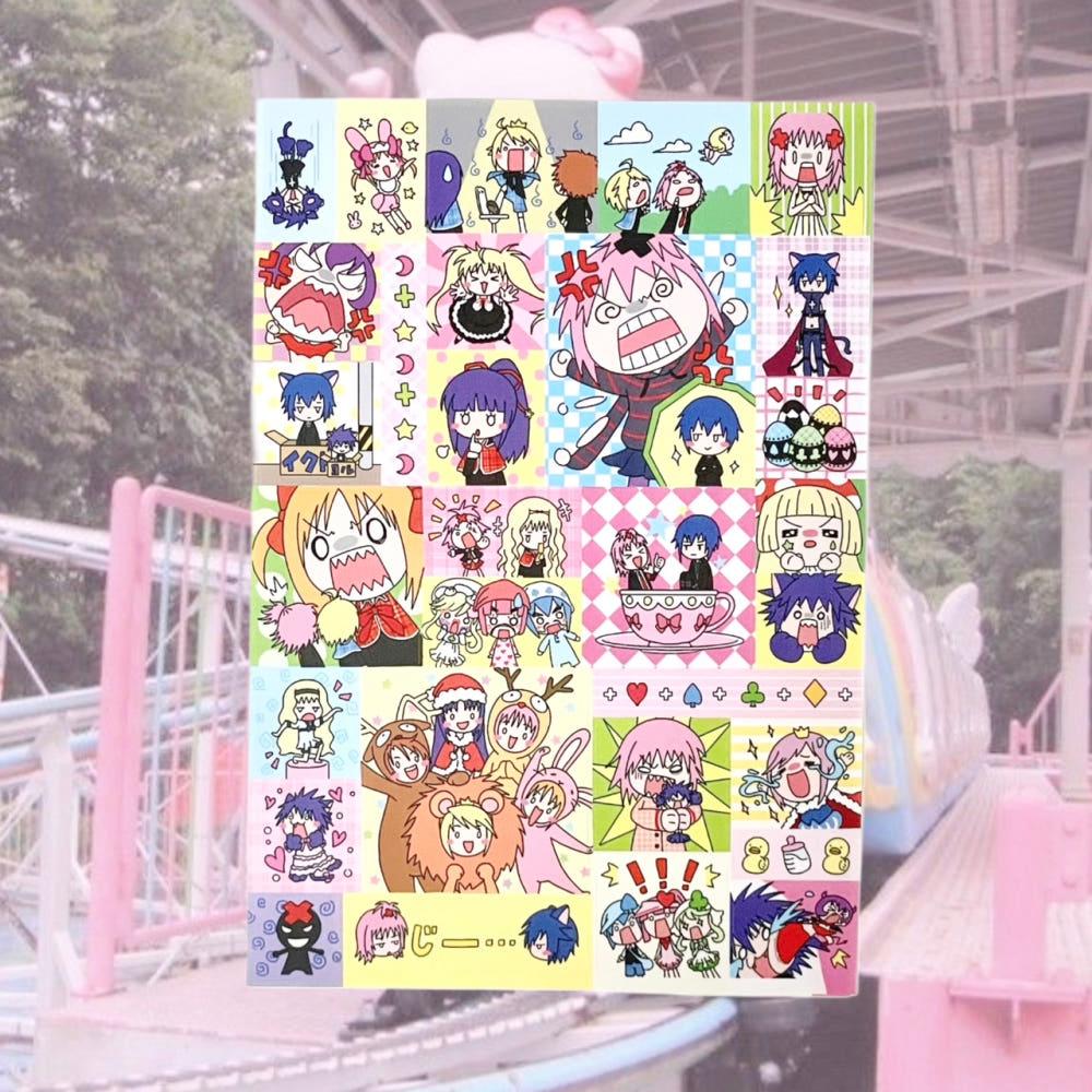 [STICKER] 캐릭캐릭체인지 일상 ver,2 조각 스티커