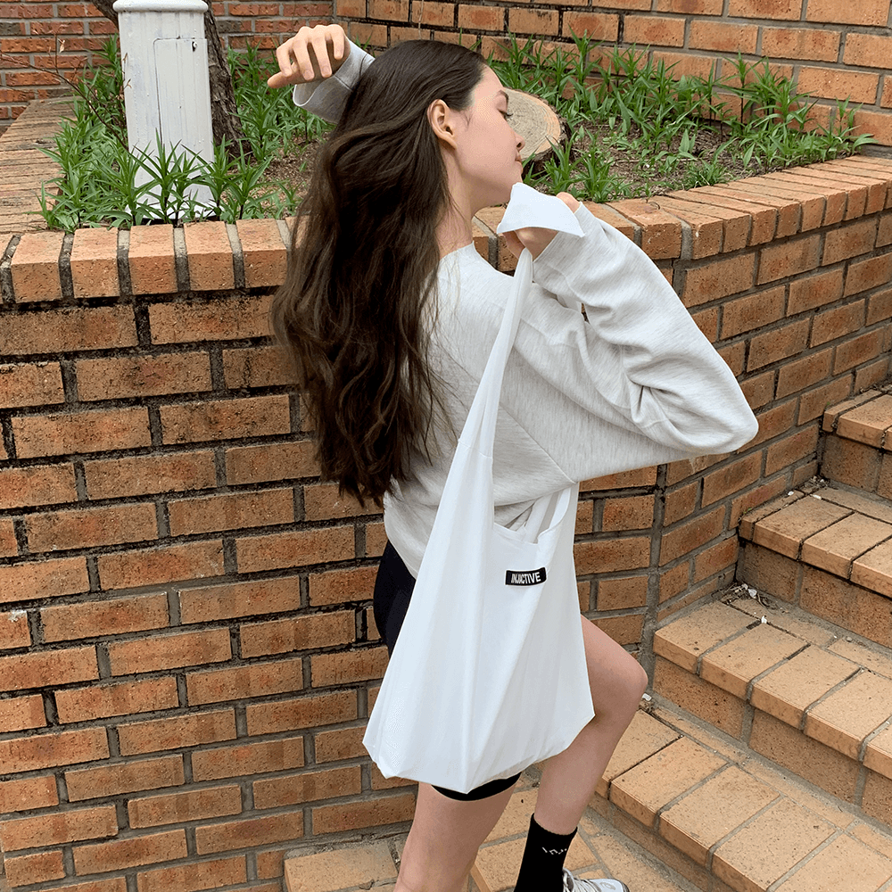 니스 나일론 백 화이트