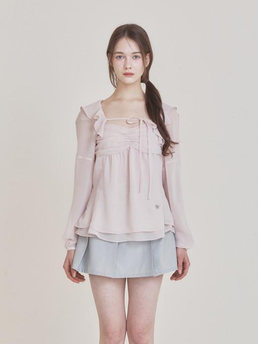 Fairy chiffon bolero (Pink)