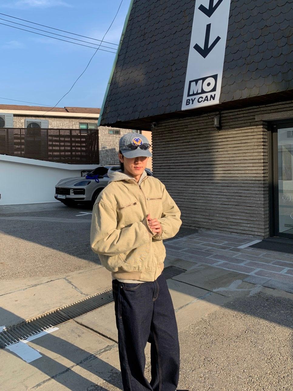 Le mild work high neck padded jk