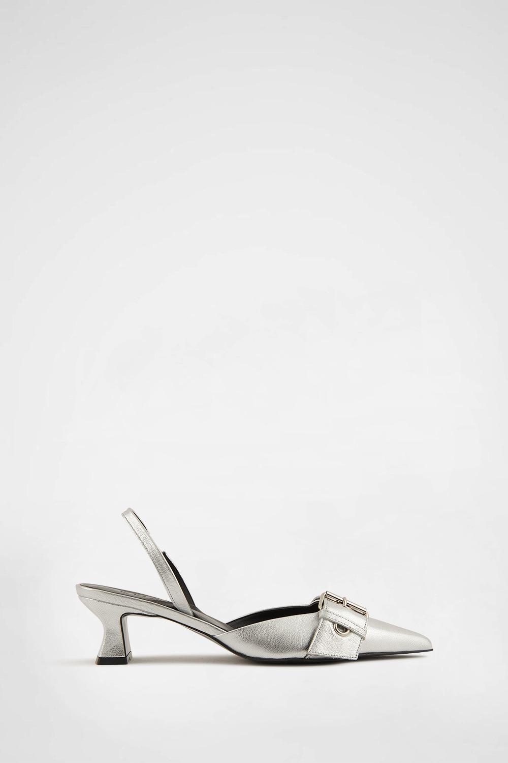 [즉시 배송] POINTED BUCKLE SLINGBACK