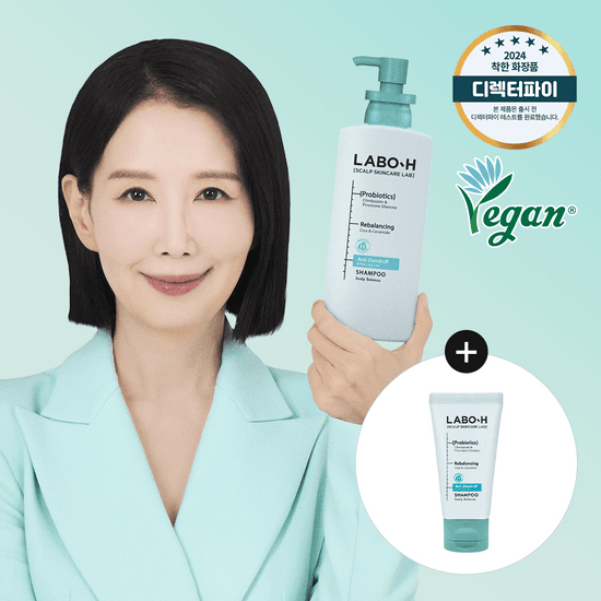 [비듬/각질/가려움] 라보에이치 댄드러프클리닉 샴푸 333ml + 50ml (디렉터파이 공동개발)
