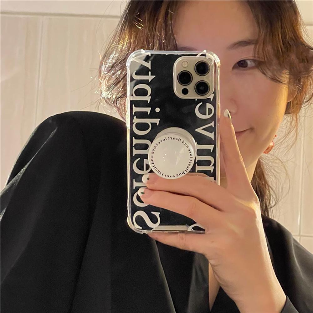 Serendipty 미러 스마트톡 핸드폰 아이폰 XR 11 12 13 PRO MAX 프로 맥스 케이스