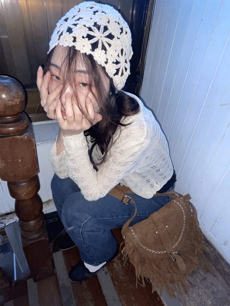 baby knitting beanie