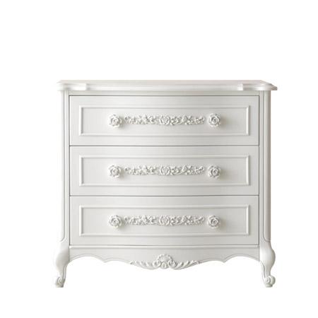 꿈에그린)화이트로즈클래식3단서랍장