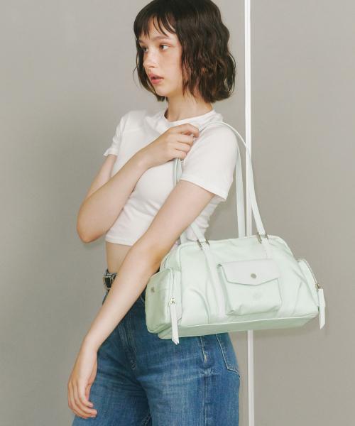 Lumi nylon shoulder bag_Mint