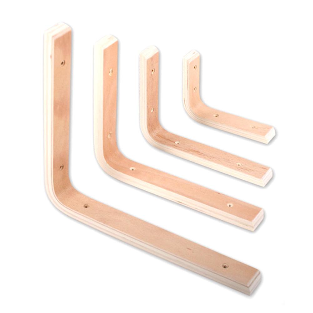 나무선반 우드 원목 ㄱ자 벽 선반받침대 브라켓 인테리어선반 선반대 목재 BH