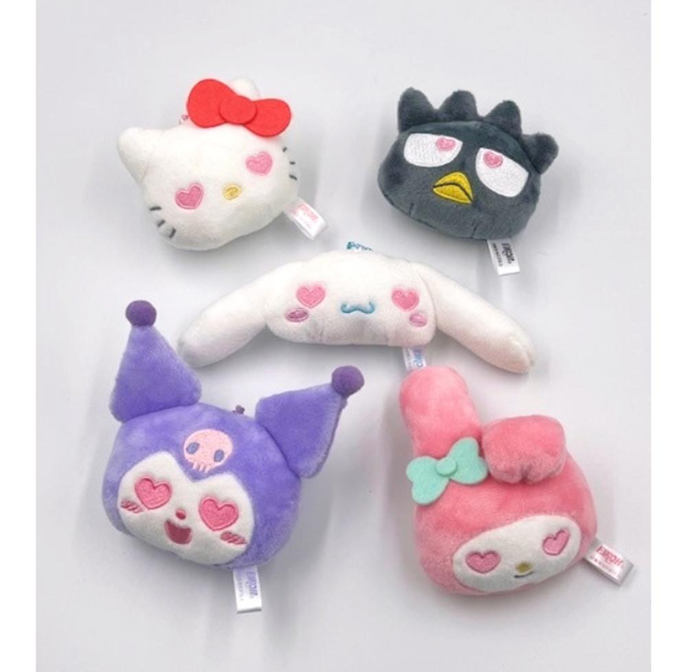 산리오 하트눈 키링 헬로키티 마이멜로디 시나모롤 폼폼푸린 자자마루 바츠마루 sanrio