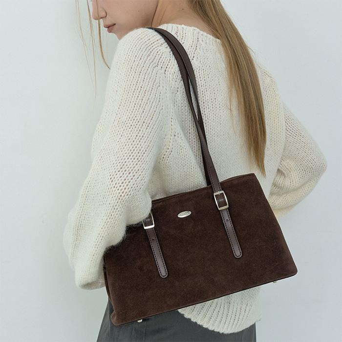 고세핸드백 [25FW/스웨이드] 노블 숄더백 GM356K