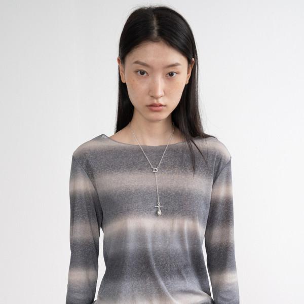Rainbow Dyed Top (Gray)