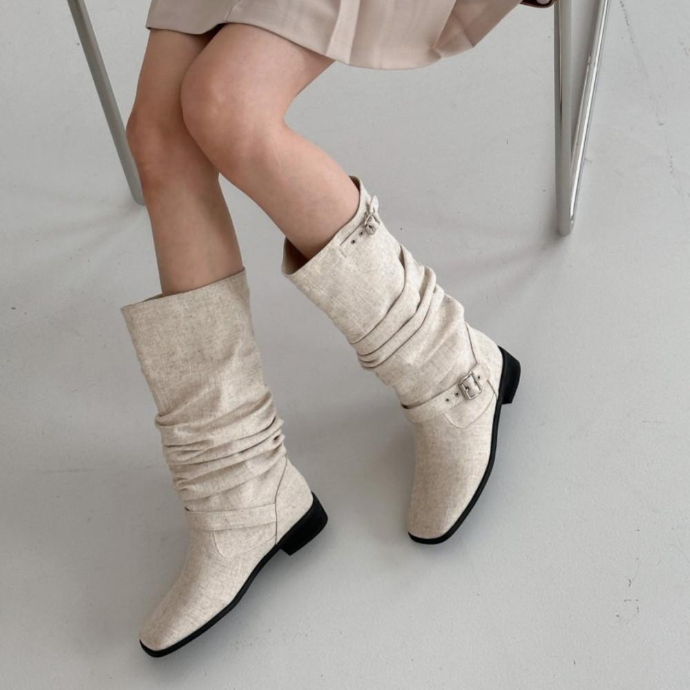 여름마부츠 린넨롱부츠