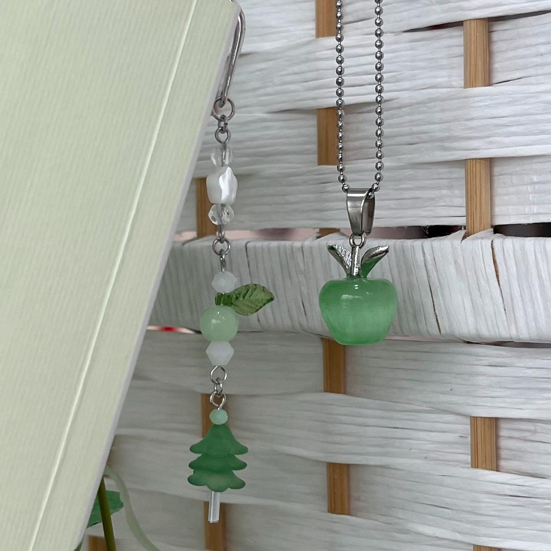 [2color]풋사과 목걸이