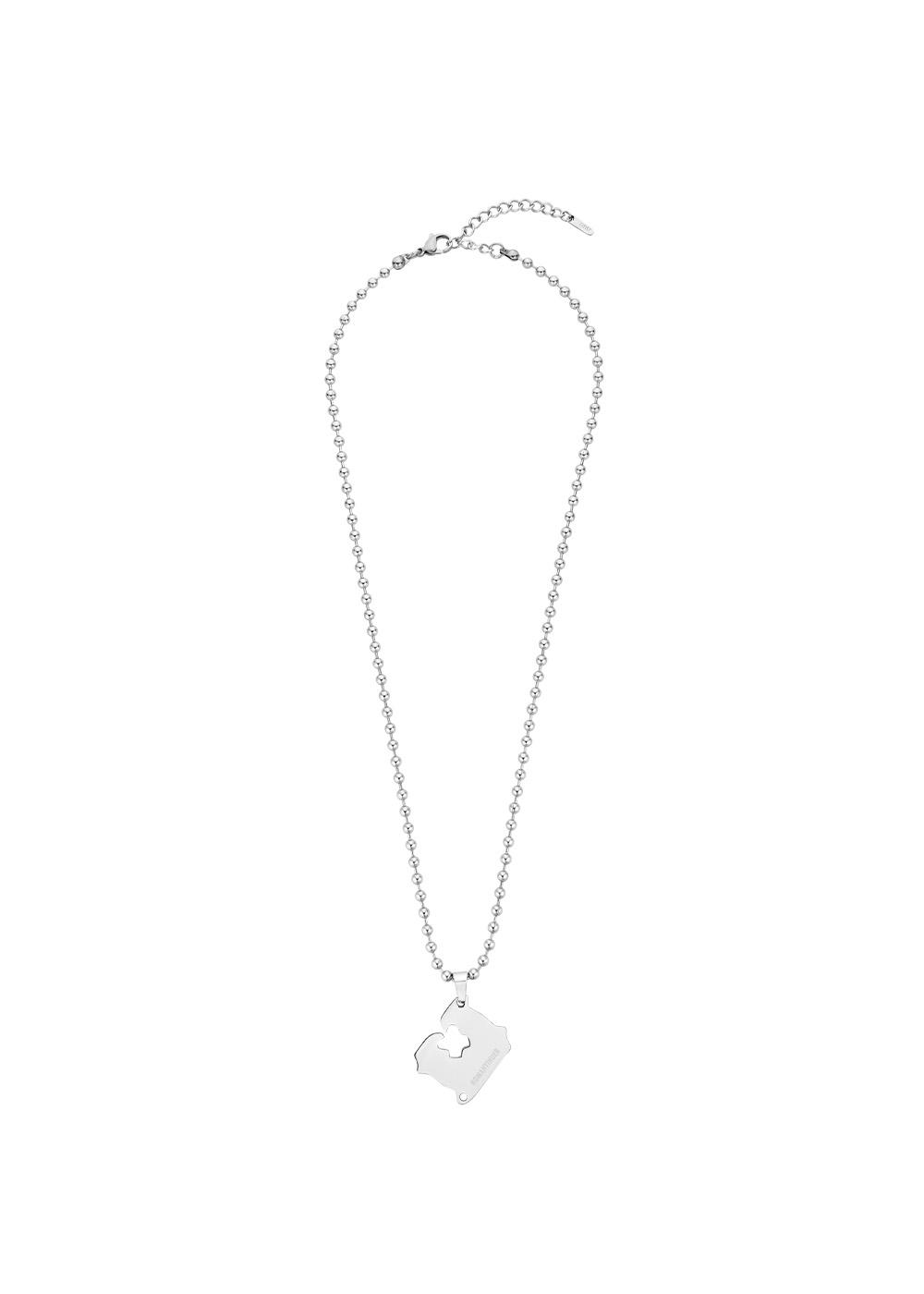 SN.180 Bread Clip Ball Chain Necklace