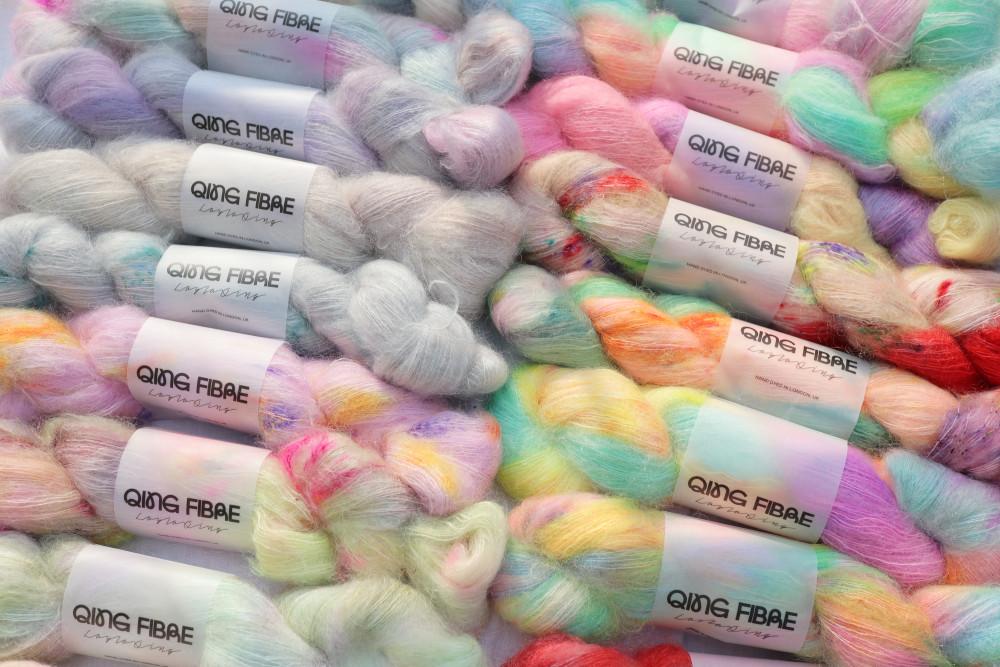 [ Qing Fibre ] Kid Mohair Silk - 키드 모헤어 실크 50g