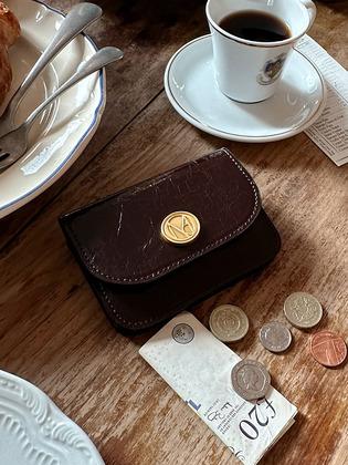 Ecrin card wallet - Chocolate brown