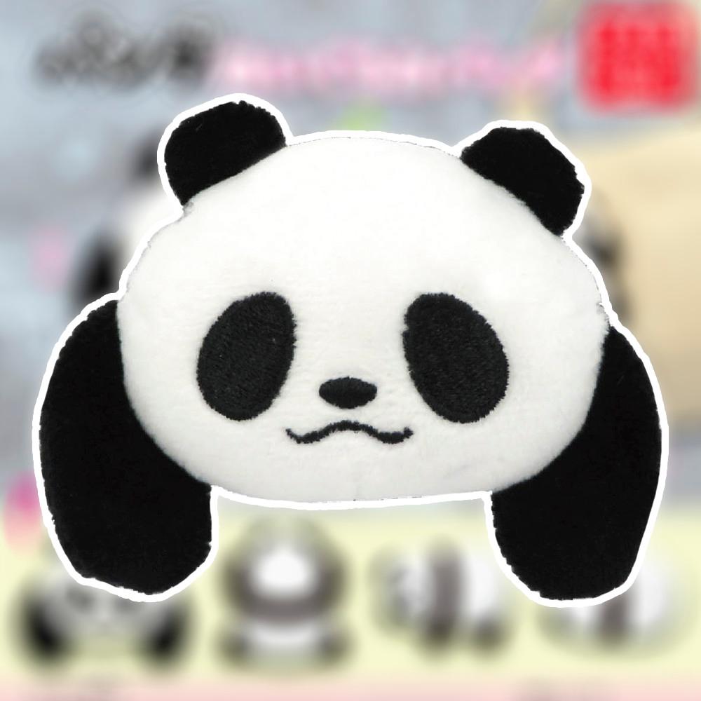 유메야 가챠 판다 폭신폭신한 누이구루미 인형 모양 뱃지