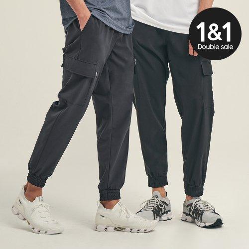 [2PACK]남여공용 UP텐션 조거팬츠