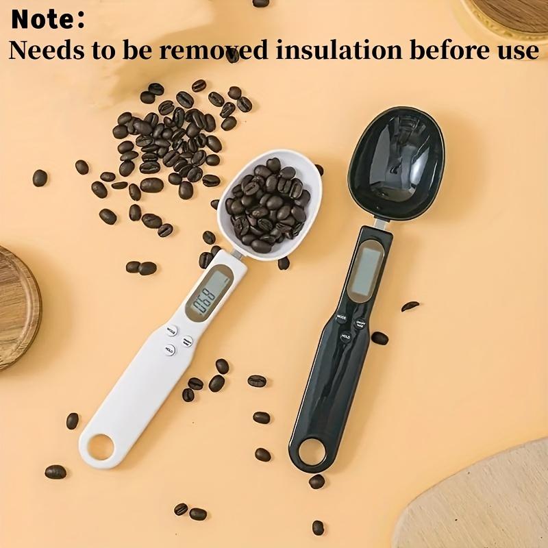 정확한 측정 디지털 주방 저울 스푼 - LCD 디스플레이, 0.1g-500g 정밀도, 버튼 배터리 구동, 요리, 베이킹 및 부분 제어에 이상적