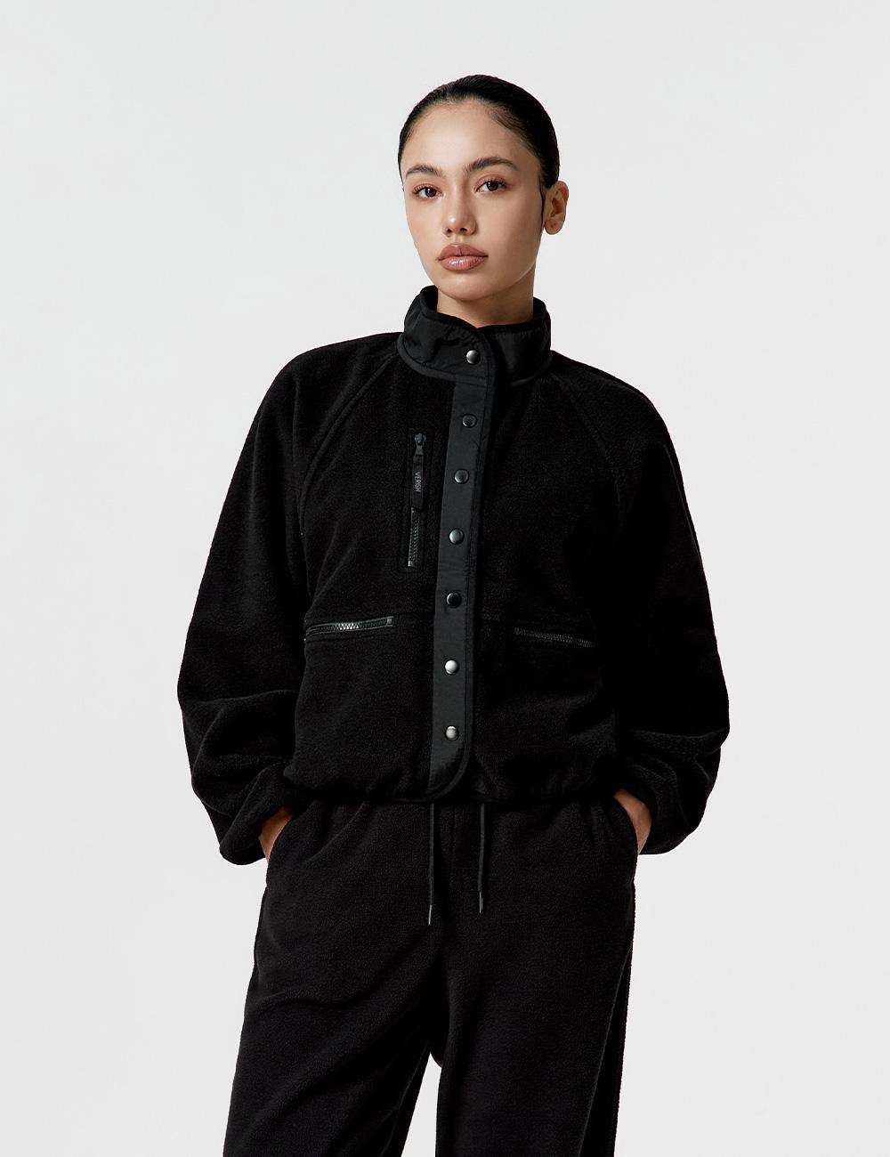 웜터치 소프트 플리스 오버사이즈 자켓