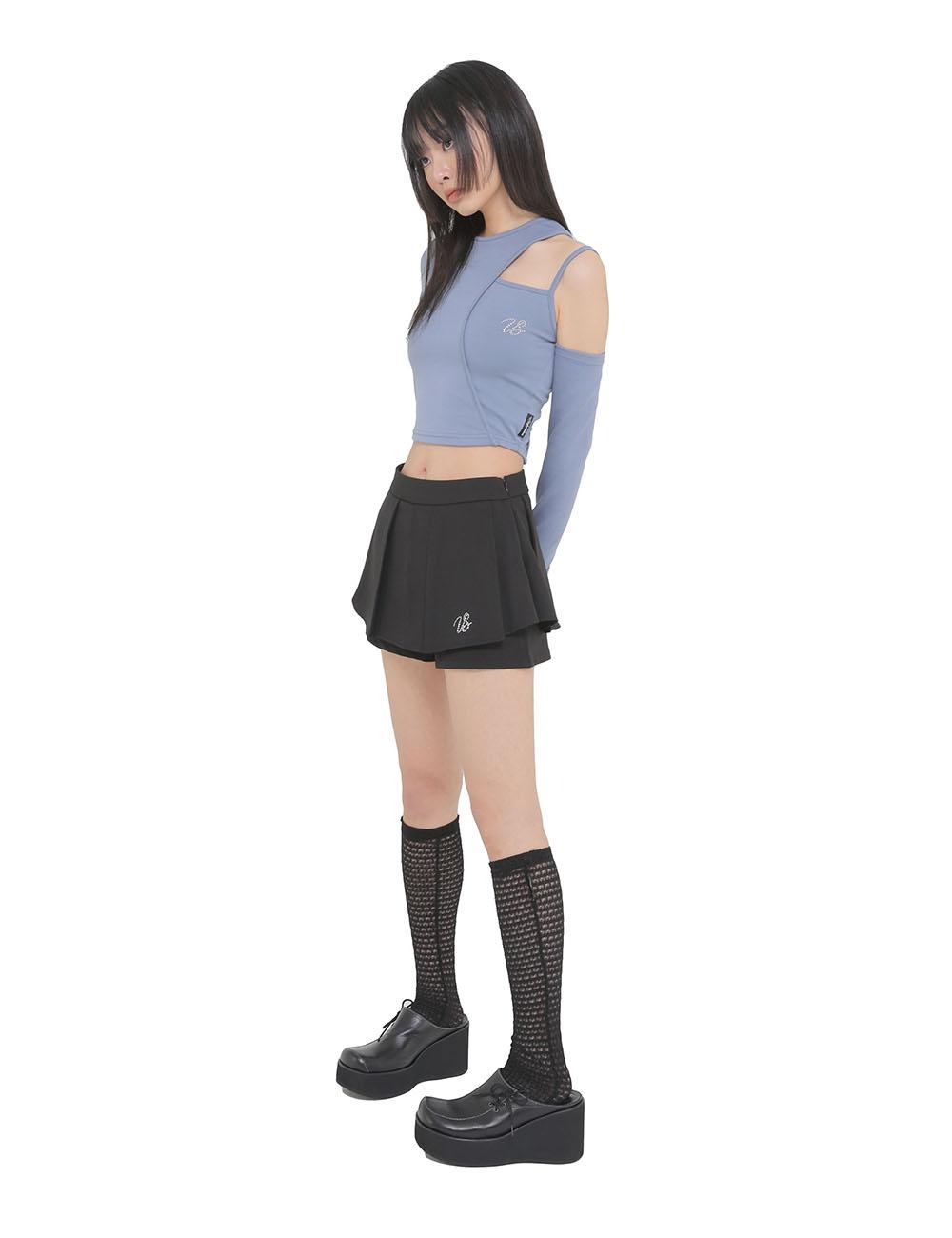 TULIP PANTS SKIRT(BLACK) 4월 7일 예약배송