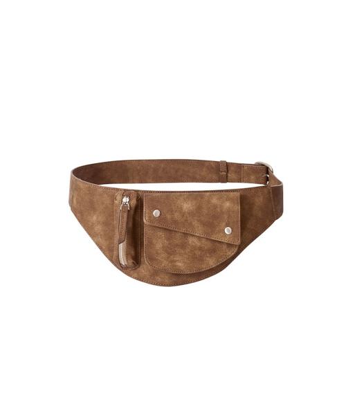BULLET BELT BAG [Dark Brown]
