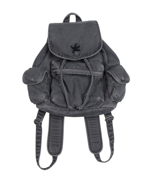 더콜디스트모먼트(THE COLDEST MOMENT)  TCM starfish denim backpack (charcoal) - 사이즈 & 후기 | 무신사