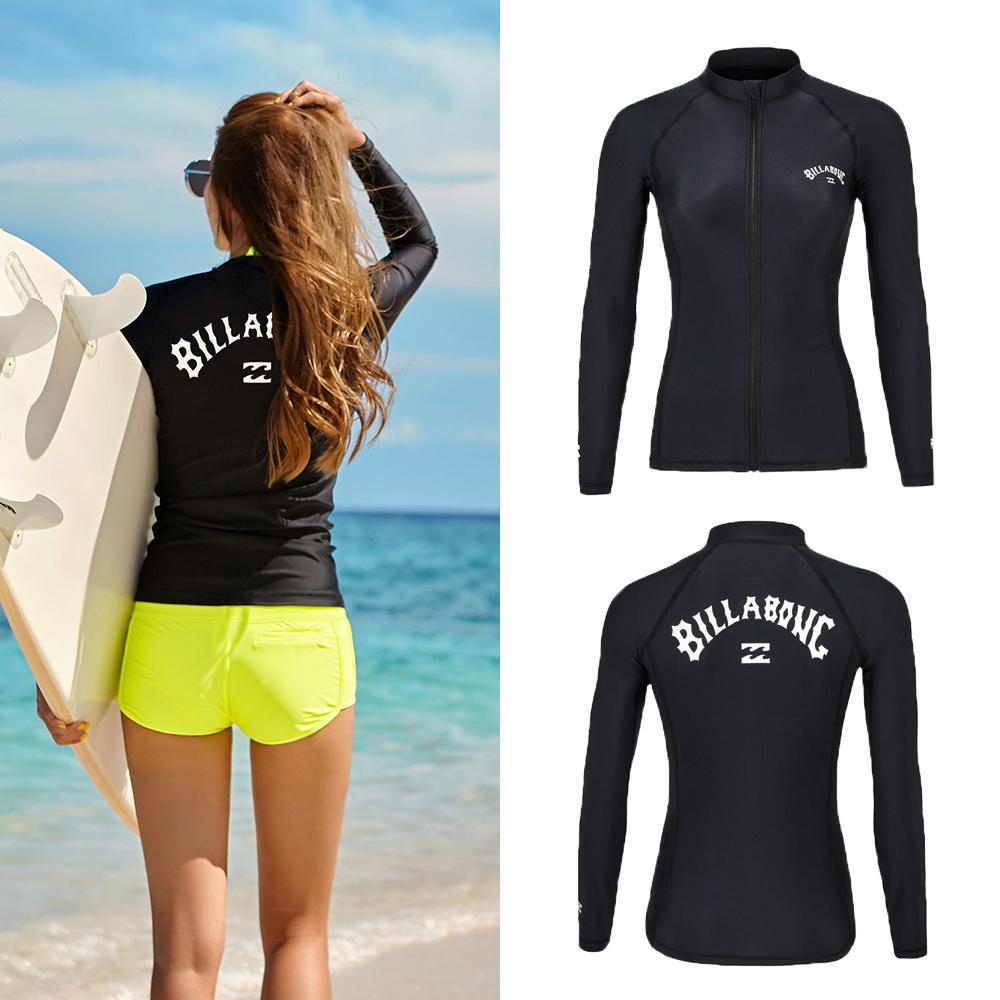 빌라봉 여성 집업 래쉬가드 WT918KBB