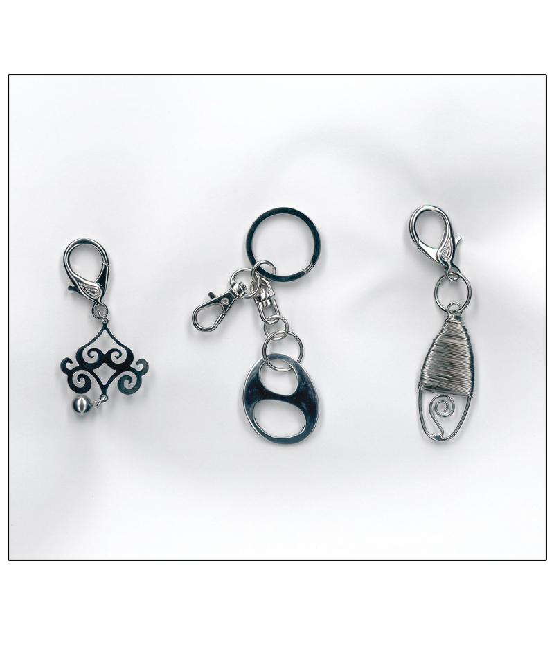 Abstract nature Keyring