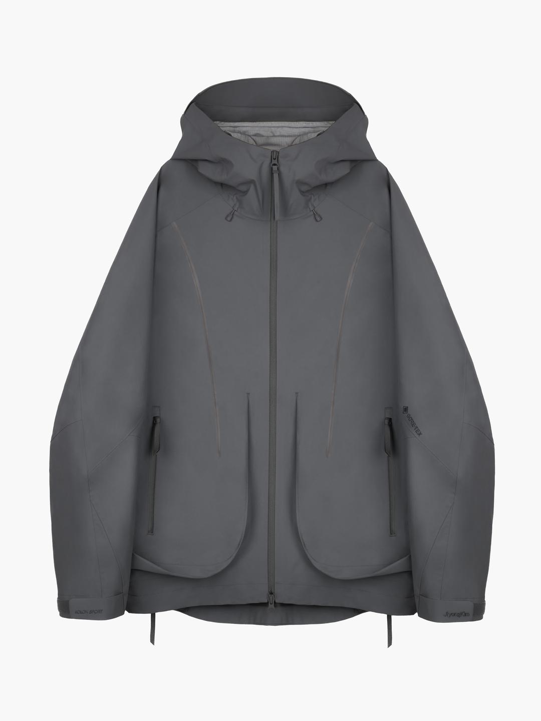 Gore-Tex Draped Windbreaker - Grey