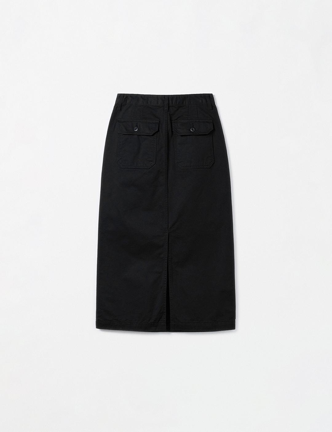 Masion Cotton Skirt (Black)