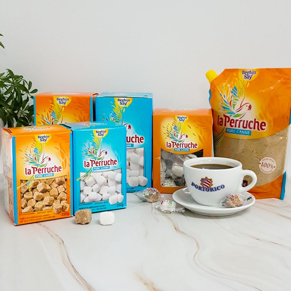 라빠르쉐 앵무새설탕 (원당 각설탕 250g 750g) 비정제설탕 흑설탕 황설탕 사탕수수당