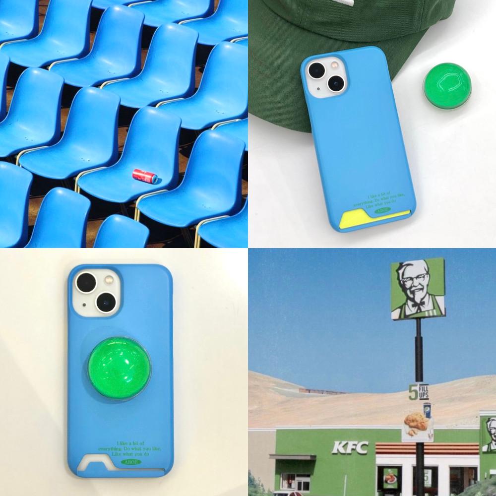 ABOE l 아비오에 스카이블루 카드 하드케이스