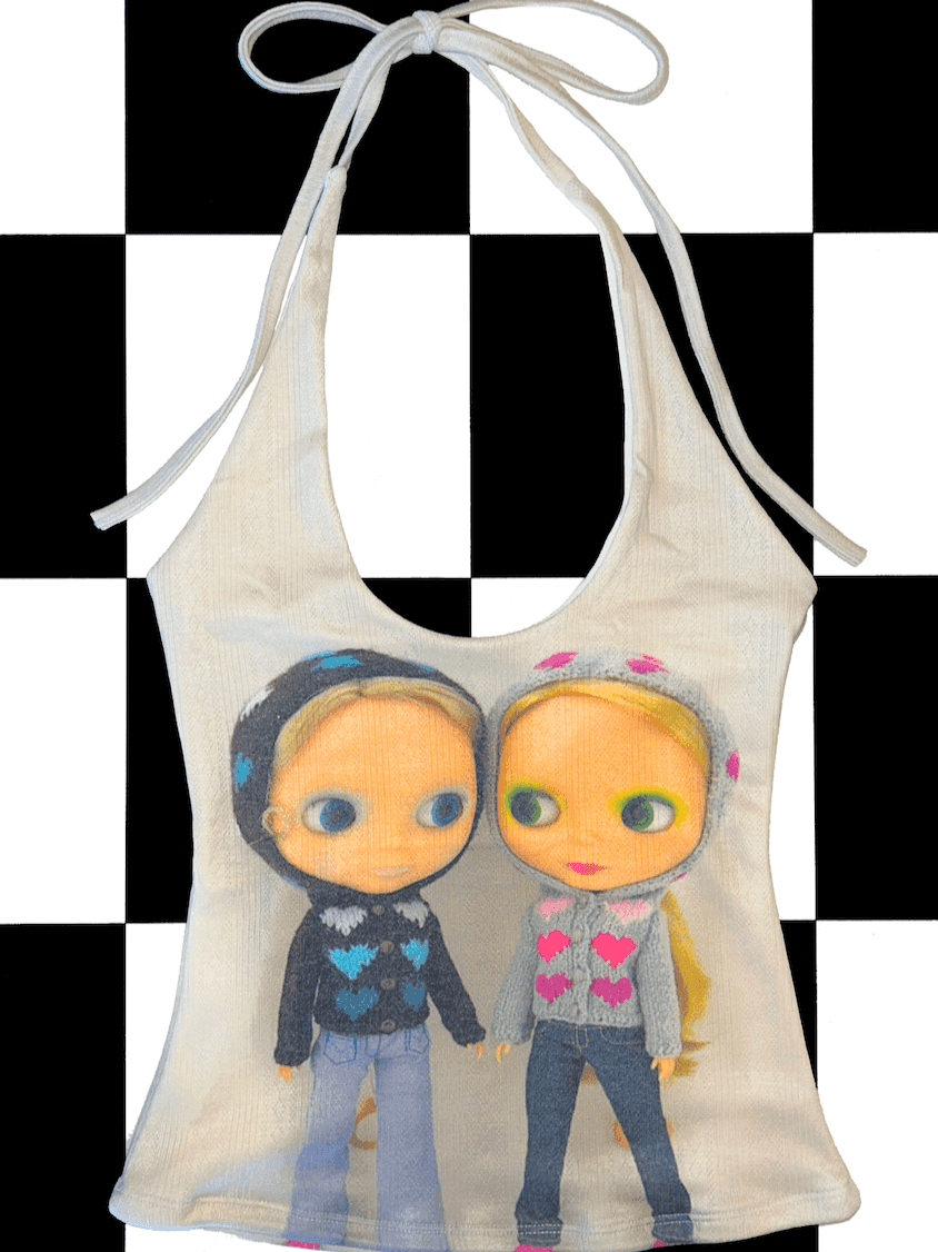 BFF BLYTHE POINTELLE HALTER