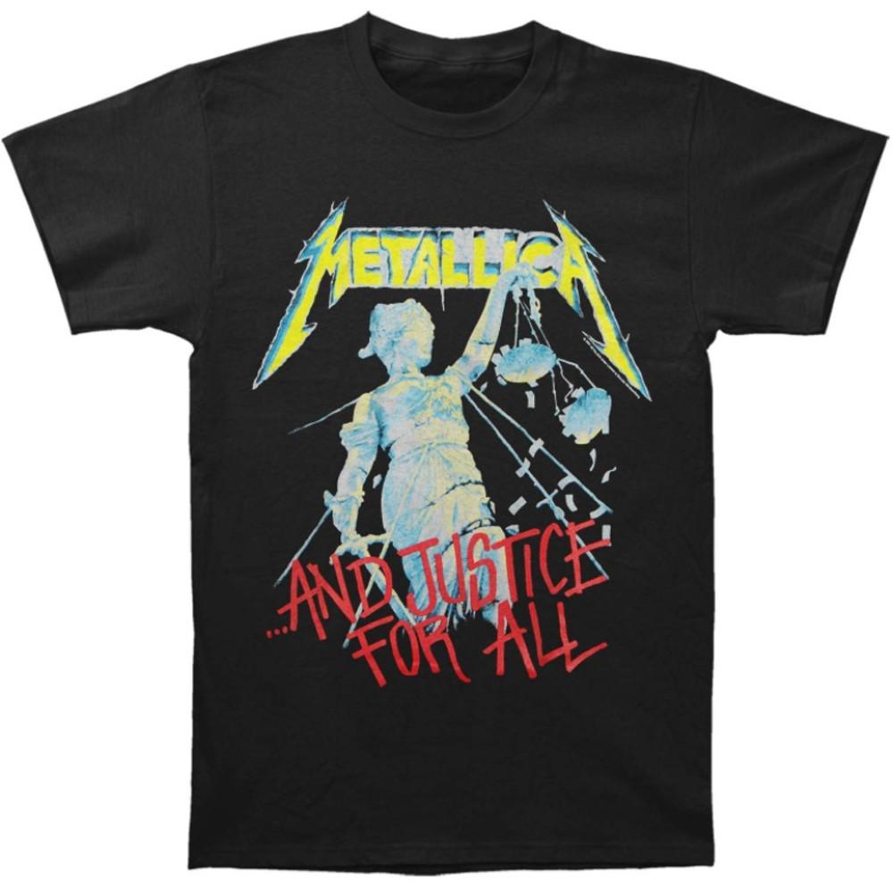 [M,L,XL,2XL 국내배송] 공식 METALLICA 메탈리카 And Justice For All 반팔 티셔츠