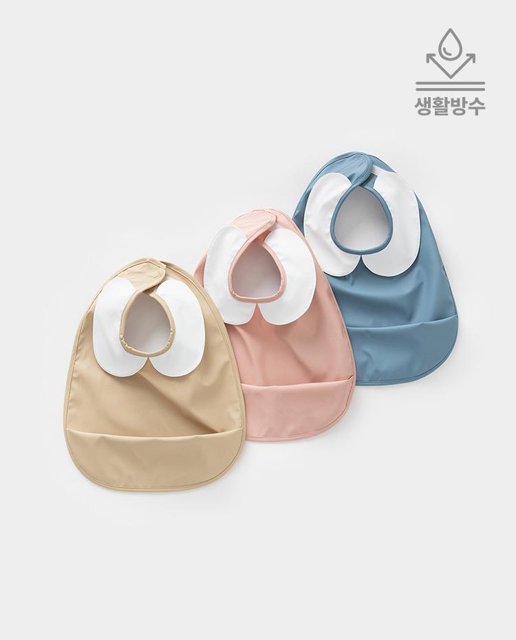 (방수) 이유식 카라 턱받이_32BU