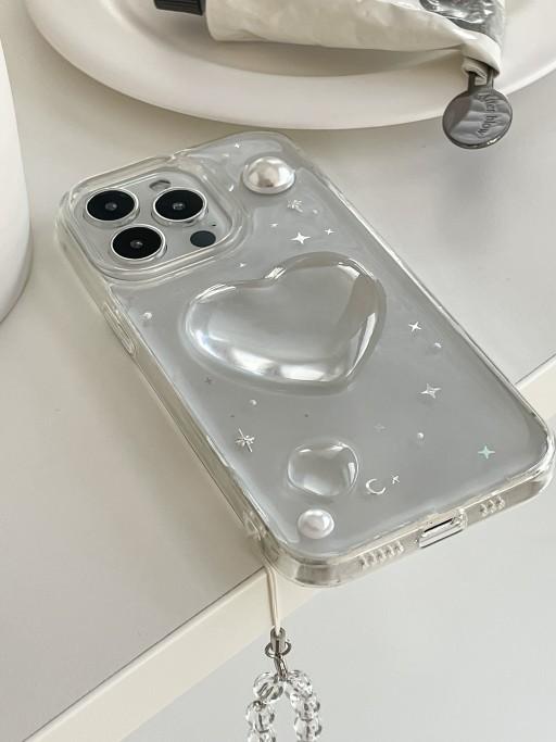 🤍heart shooting star 레진 폰케이스