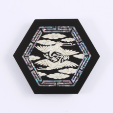 지금은 나전칠기 초고속 15W 무선 충전기 전통 공예품