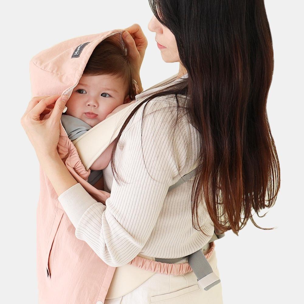 구스켓 아기띠 바람막이 워머