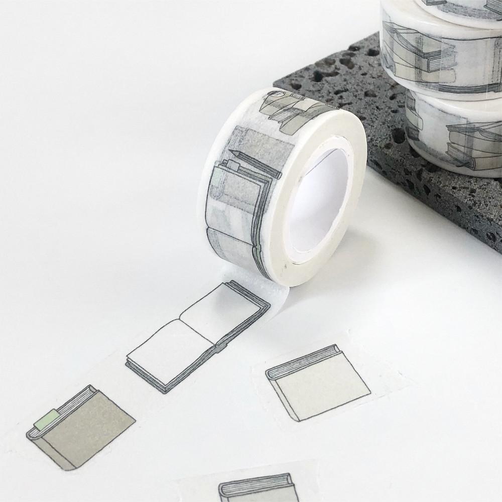 book shape masking tape 책모양 마스킹테이프