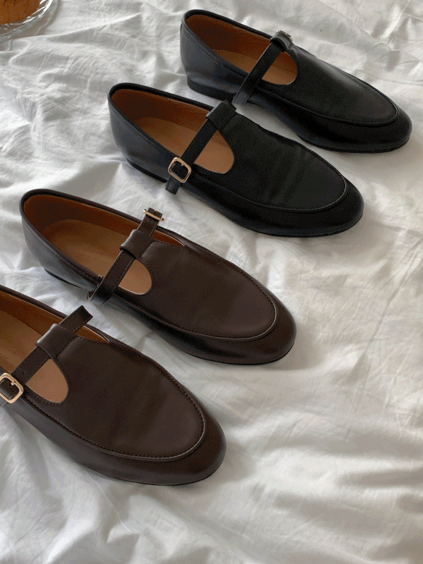 민샵 [가을🍁로퍼] 로메로 버클 포인트 구두 (로퍼)