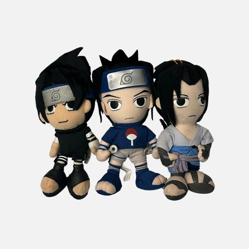 나루토 사스케 인형 3종