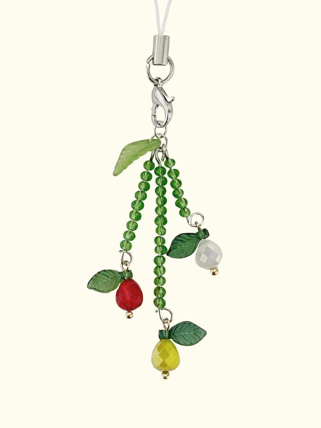 spring berry keyring