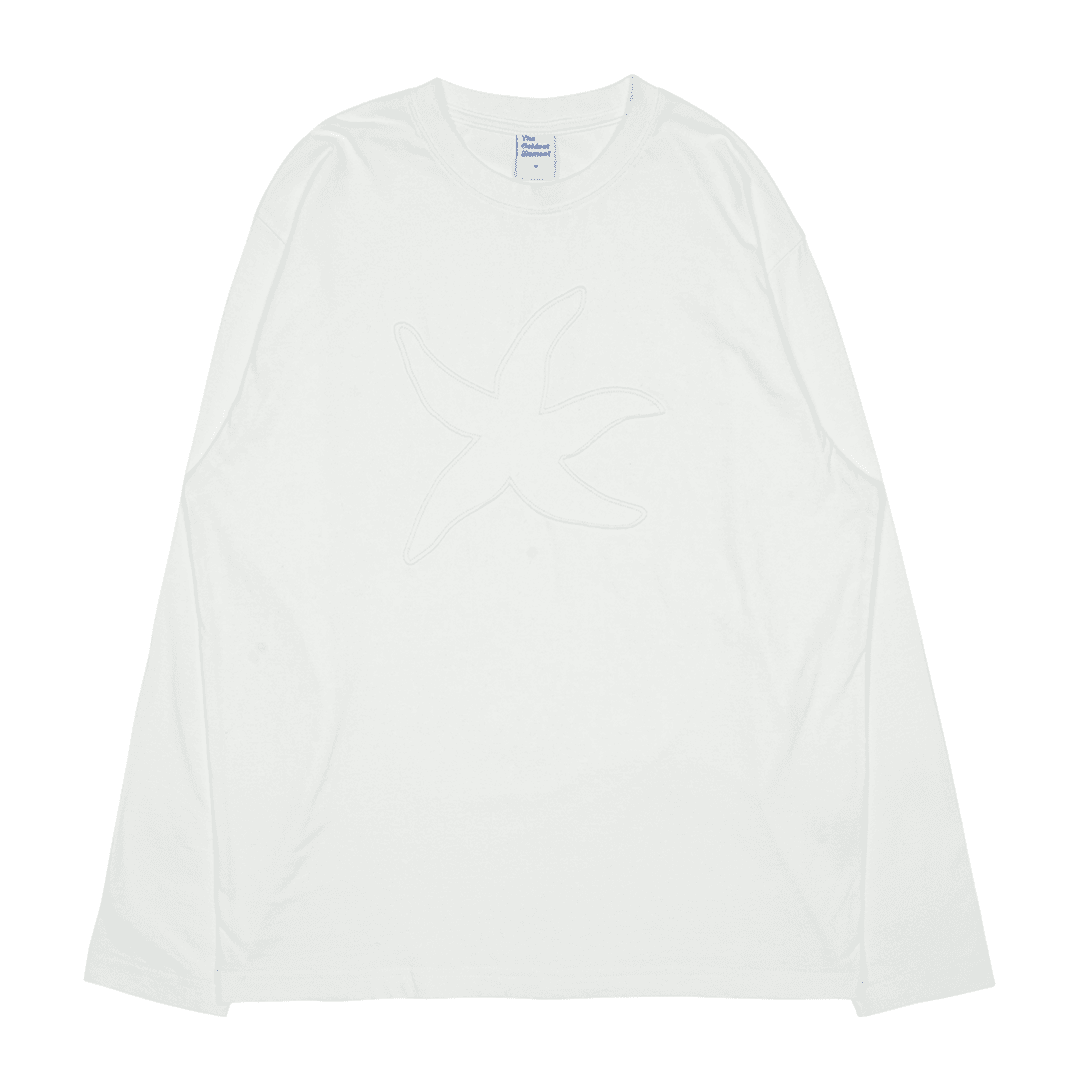 TCM vintage logo long sleeve (white/ivory)