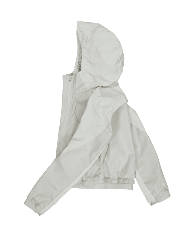 [3/4 예약배송] Paneled Crop Shell Jacket / Warm Grey