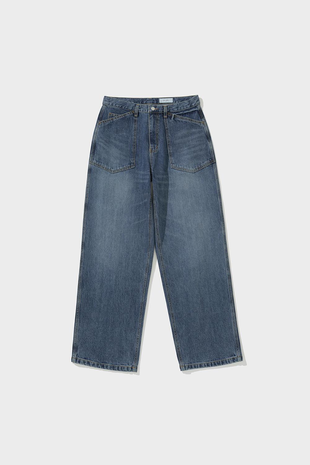 M35 DENIM PANTS (WASHED BLUE) [SHIRTER for HAVATI]